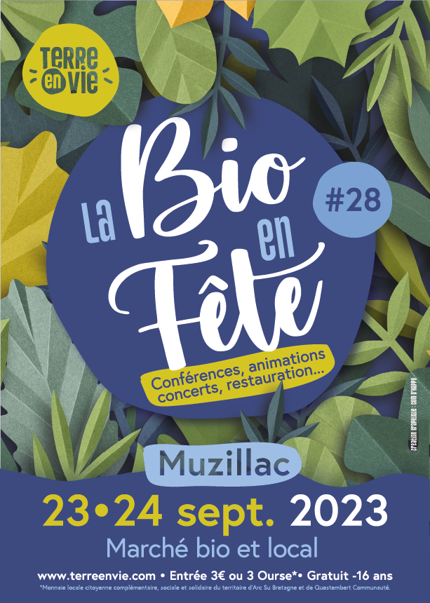 Affiche Foire BIO - La bio en Fête de Mu zillac 2023